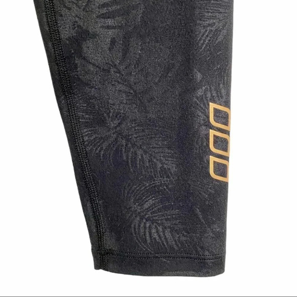 Lorna Jane Black Luxe Palm Full  Length Leggings - Picture 6 of 11